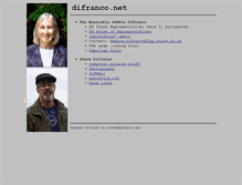 Tablet Screenshot of difranco.net